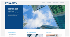 Desktop Screenshot of covarity.com