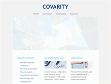 Tablet Screenshot of covarity.com